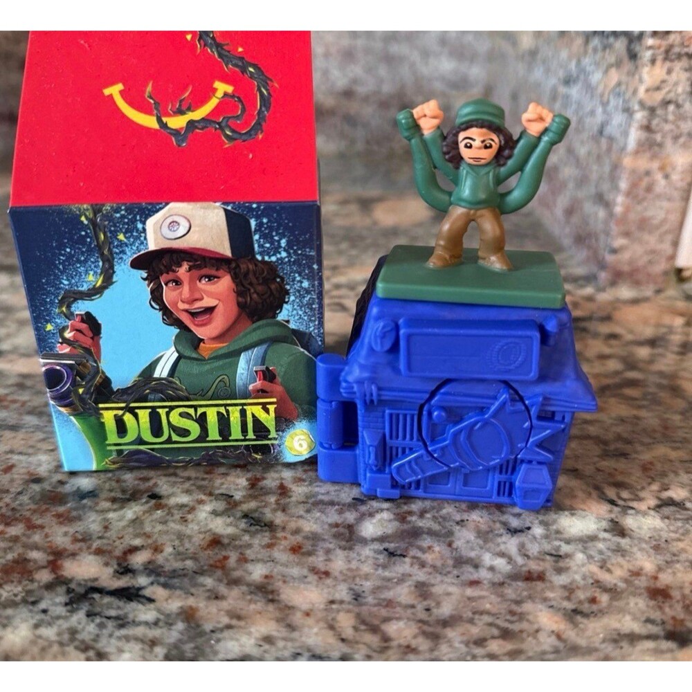 2026 McDONALD'S Stranger Things Tales from 85 Collectible HAPPY MEAL TOY Dustin